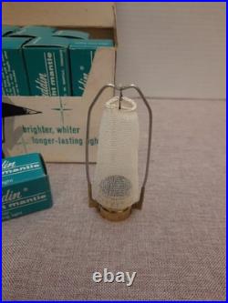 10 Aladdin Upright Gaslight Mantle New Old Stock Original Blue Box With Big Box