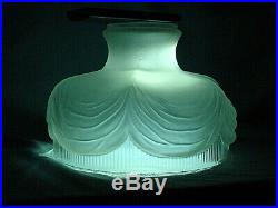 10 GLASS Coleman SHADE / oil kerosene lamp Glass Drape RAYO B&H MILLER Aladdin