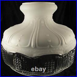 10 GLASS SHADE oil kerosene lamp student Satin Crystal 501-9R Aladdin Brand