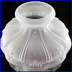 10 GLASS SHADE oil kerosene lamp student Satin Crystal 501 style / Non Aladdin