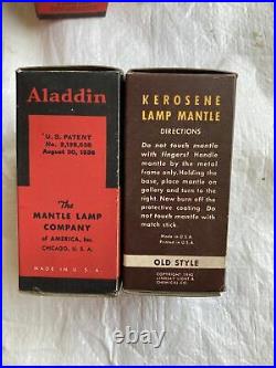 10 Vintage Aladdin Kerosene Oil Lamp Kone Kap Mantles for Models 3 11 Welsbach