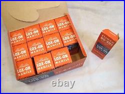12 Aladdin Lox-On Mantle Fluid Oil Kerosene Lamp Light Display Box NOS B C 21C $