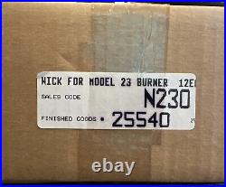 12 -Aladdin N230 Wick For Model 23 + 23E60 Oil Kerosene Mantle Lamps NOS p239904