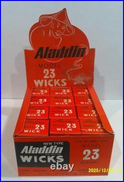 12 NOS Aladdin Model 23 Wicks In Boxes All Very Good