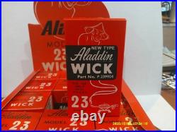12 NOS Aladdin Model 23 Wicks In Boxes All Very Good