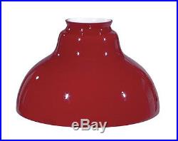 12 Red Bell Hanging Lamp Shade Aladdin #215 Reproduction Not Made by Aladdin