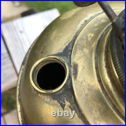 1890s Naugatuck Kerosene Lamp Complete with Aladdin Chimney