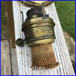 1890s Naugatuck Kerosene Lamp Complete with Aladdin Chimney