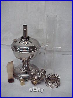 1912 Bright-as-Day Oil Lamp, Orig. Complete. Like Aladdin Mantle Lamp