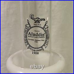 1913-1914 Antique Aladdin Model 5 Oil Lamp with 10 white glass shade