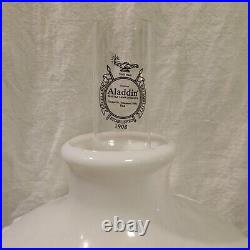 1913-1914 Antique Aladdin Model 5 Oil Lamp with 10 white glass shade