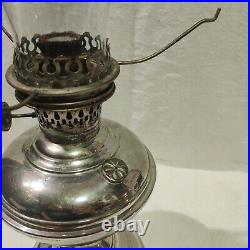 1913-1914 Antique Aladdin Model 5 Oil Lamp with 10 white glass shade