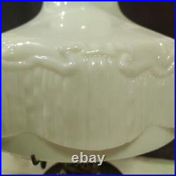 1913-1914 Antique Aladdin Model 5 Oil Lamp with 10 white glass shade