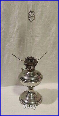 1913-1914 Antique Aladdin Model 5 Oil Lamp with 10 white glass shade