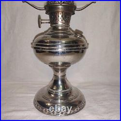 1913-1914 Antique Aladdin Model 5 Oil Lamp with 10 white glass shade