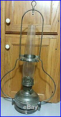 1915-16 Aladdin Model No 6 Hanging Kerosene Lamp Antique