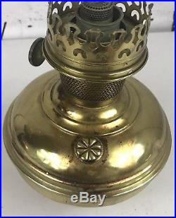 1915-16 Aladdin Model No 6 Hanging Kerosene Lamp Antique Has Glass Chimney RARE