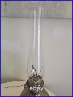1915 Aladdin Oil Lamp Vintage Model 6, Glass Shade