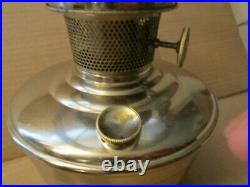 1920's Aladdin Model 12 Oil Kerosene Wall Bracket Floor Lamp hand painted shade