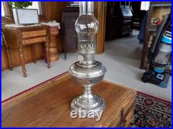1922 ALADDIN Model No. 11 OIL LAMP WithOLD Style BALL Chimney, Patented Gallery