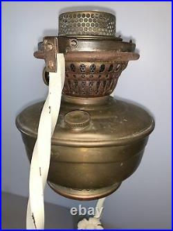 1928-1929 Aladdin Oil Kerosene Model 12 Bird Cage Floor Lamp Repainted Base
