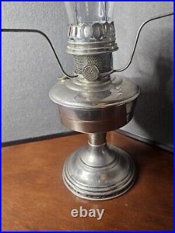 1928-35 Aladdin Model 12 Mantle LampNickel Plated Kerosene Burner