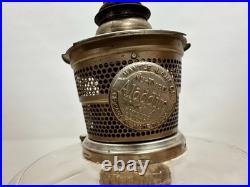 1932 Aladdin Venetian Model 99 (one piece) Kerosene Lamp in Clear / Crystal