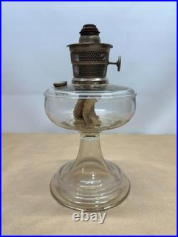 1932 Aladdin Venetian Model 99 (one piece) Kerosene Lamp in Clear / Crystal
