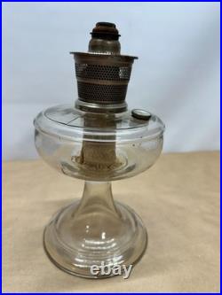 1932 Aladdin Venetian Model 99 (one piece) Kerosene Lamp in Clear / Crystal