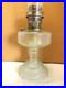 1933 ANTIQUE ALADDIN COLONIAL CLEAR CRYSTAL HOBNAIL KEROSENE OIL LAMP WithB BURNER