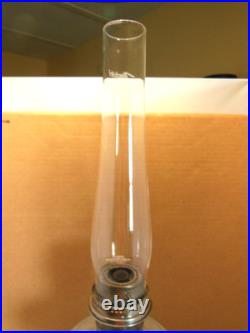 1933 ANTIQUE ALADDIN COLONIAL CLEAR CRYSTAL HOBNAIL KEROSENE OIL LAMP WithB BURNER