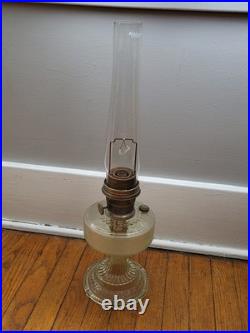 1933 Aladdin Colonial Model B-104 Oil Lamp in Clear with Spares