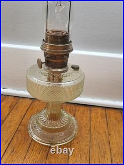 1933 Aladdin Colonial Model B-104 Oil Lamp in Clear with Spares
