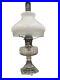 1934 Crystal Aladdin Oil Lamp Vintage Glass Kerosene Lantern, COMPLETE