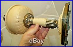 1935 36 ONLY Aladdin B-130 Ivory Orientale Oil Table Lamp With Model B Burner