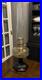 1936 Aladdin B-104 Corinthian Clear/Black Oil Lamp WithNu-Type B Burner & Chimney