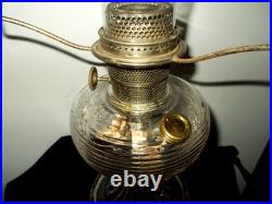 1937-38 Aladdin B-80 Clear Crystal Beehive Oil Lamp -Nu-Type Model B Burner
