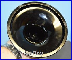 1937 ALADDIN MOONSTONE DIAMOND QUILT B-90 BLACK WHITE OIL LAMP Nu Type #B Burner
