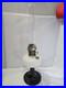 1937 Aladdin B-90 Diamond Quilt Lamp Moonstone & Black Base with Lox-On Chimney