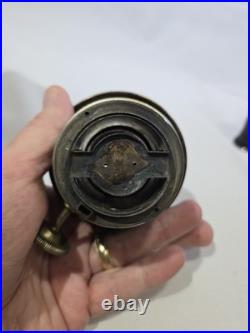 1937 Aladdin B-90 Diamond Quilt Lamp Moonstone & Black Base with Lox-On Chimney