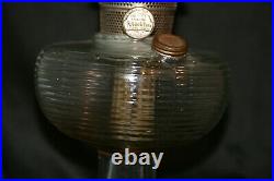 1937 Beehive Aladdin B-80 Crystal Glass Kerosene Oil Lamp