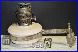 1938-1940's ALADDIN Model B WALL ALACITE OIL LAMP Nu-Type B Burner & Bracket