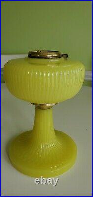 1938 Aladdin B-88 Yellow Vertique Glass Lamp Font only Quick Ship