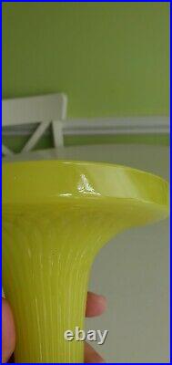 1938 Aladdin B-88 Yellow Vertique Glass Lamp Font only Quick Ship