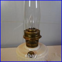 1938 to 1942 URAINIUM ALACITE ALADDIN LINCOLN DRAPE LAMP ELECTRIFIED WORKING