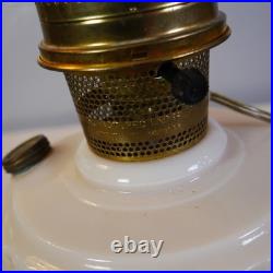 1938 to 1942 URAINIUM ALACITE ALADDIN LINCOLN DRAPE LAMP ELECTRIFIED WORKING