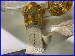 1939 Washington Drape Aladdin Oil Lamp With Shade NEW Brass