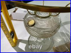 1939 Washington Drape Aladdin Oil Lamp With Shade NEW Brass