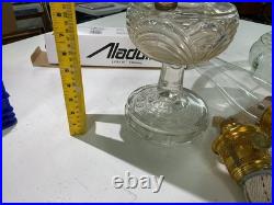 1939 Washington Drape Aladdin Oil Lamp With Shade NEW Brass
