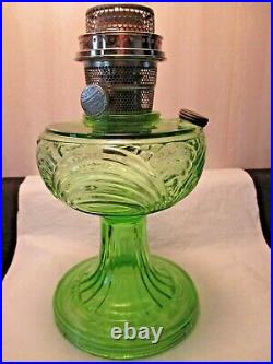 1939green Aladdin Washington Drape Oil Lamp